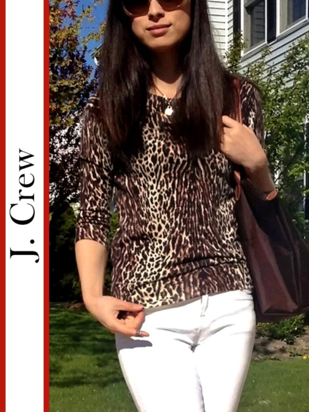 J. Crew | 'Tippi' Leopard Print Wool Pullover Sweater Top - Picture 9 of 9